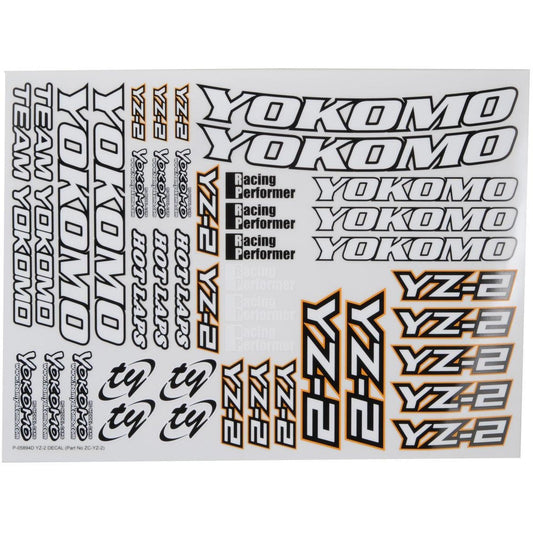 Yokomo YZ-2 Decal Sheet