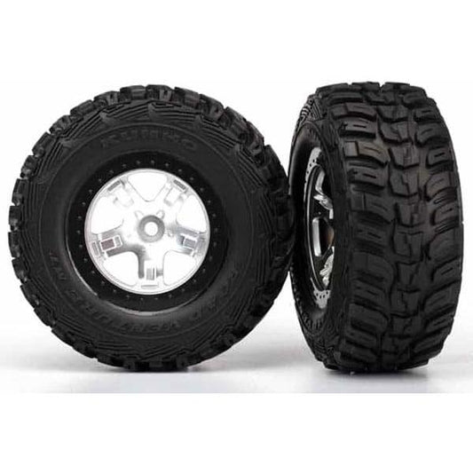 5880X Tires & Wheels Assembled Glued Sct Satin Chrome Beadlock Style Wheels Kumho Tires Foam Inserts Wd Front Rear Wd Rear Assembled,-Glued--(Sct-Satin-Chrome,-Beadlock-Style-Wheels,-Kumho-Tires,-Foam-Inserts)-(2
